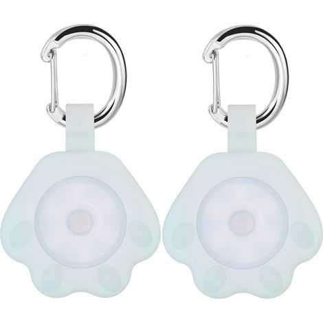 BRAVIX Lot de 2 lampes de sécurité pour chien avec USB rechargeables, changement de couleur