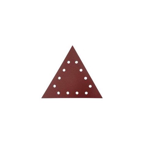 ABT-80 Triangle Abrasif - Papier Abrasif Triangulaire Multi-Usage - Ponçage & Lissage du Plâtre, du Bois & des Cloisons Sèches - Grain de 80 - 28.8x28.8x28.8cm - Pack de 10 (1/4)