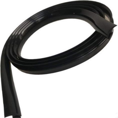 Junta de goma universal para parabrisas, color negro, 1,8 m