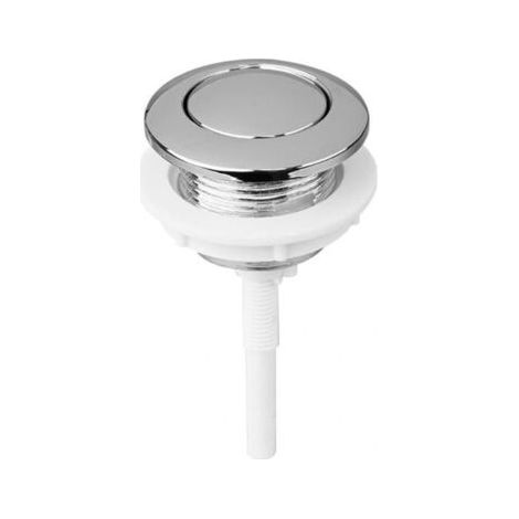 Universal 38mm round toilet tank push button, ideal for toilet seats in homes, bathrooms and hotels. (1/5)