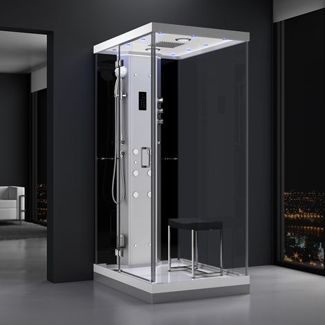Cabine hammam 120 x 90 URBAN GAUCHE N1 (1/5)