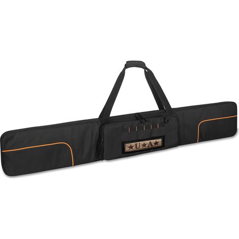 Sac Rembourré pour 2 Rails de Guidage de Scie Circulaire - Jusqu'à 150 cm, Sac de Transport pour Rail de Guidage avec Grande Poche Zippée et Poignée, Noir (Sac Uniquement) (1/5)