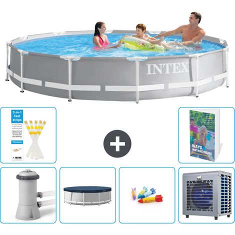 Intex Piscine Prism Frame Ronde - 366x76 cm - 7-pièces S187 (1/5)