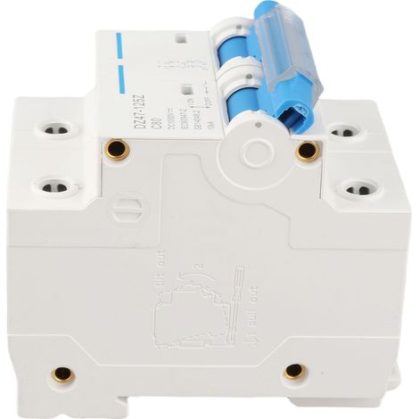 Disjoncteur miniature 10 kA, rail DIN 36 mm, protection contre les surcharges, 1000 V CC (1/5)