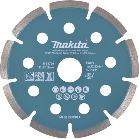 Makita - Diamanttrennscheibe für harte Materialien 125x22,2 mm B-53796