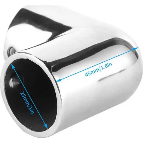 Raccord de tuyau pour bateau 22 mm/25 mm, coude à 90 degrés (1/5)