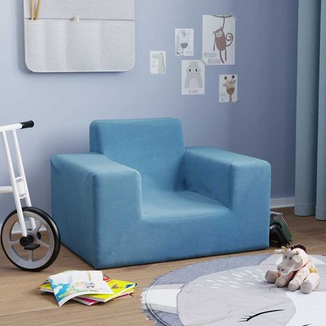 Canapé pour enfants,Sofa pour Salon,Banquette Bleu Peluche douce CFW808471 (1/5)