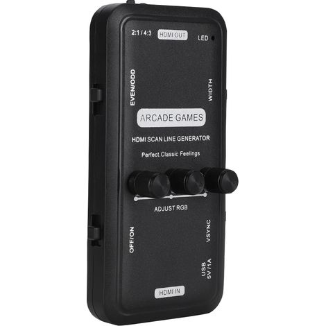 Générateur de lignes de balayage d'images vidéo HDMI portable pour jeux d'arcade (1/5)
