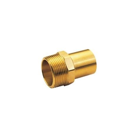 Manchon de transition, enfichable, avec filetage extérieur, 28x1 bronze B Press (1/4)