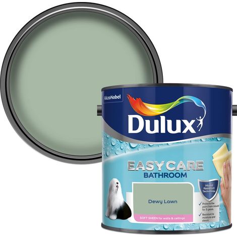Dulux Easycare Bathroom Soft Sheen Paint - Dewy Lawn (1/3)