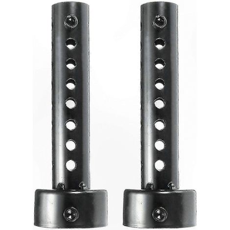 Silencieux moto anti-bruit 48mm noir, 2 pièces, insert d'échappement universel, réducteur de son Db Killer, compatible pot d'échappement, kit de remplacement (1/4)