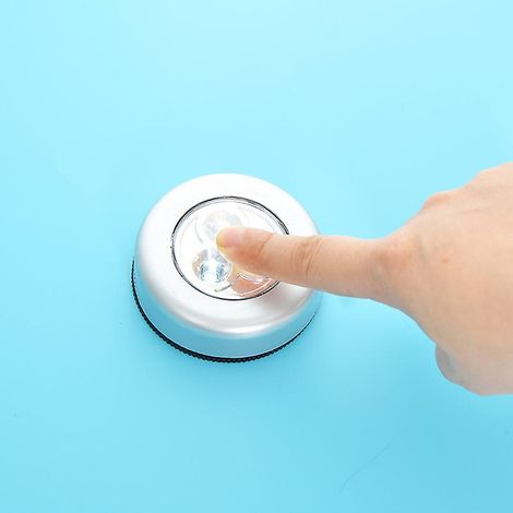Veilleuse sans fil à piles, lampe tactile (1/3)