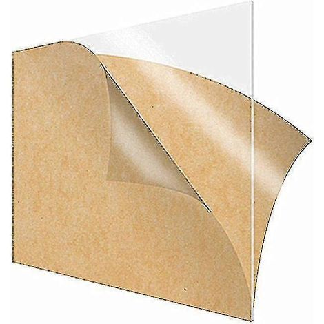 Plaque de plexiglas transparent acrylique 200 x 200 mm, plaque de plastique organique en méthacrylate de verre de 1 mm, 3 mm et 8 mm (1/4)