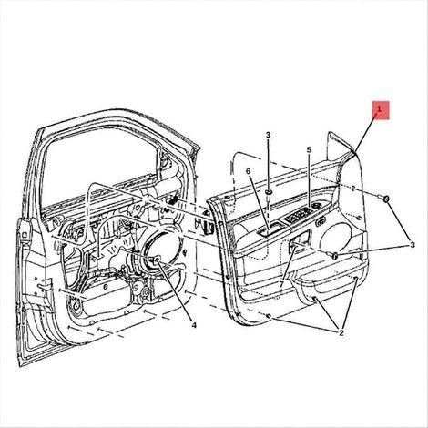 Kit de réparation pour rétroviseurs extérieurs rabattables de voiture, compatible avec BMW Série 3 X5 E53 E46, Land Rover Freelander et Chrysler Jeep (1999-2008). (1/5)