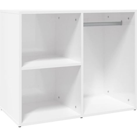 Maison Exclusive - Armadietto Cosmetici Bianco Lucido 80x40x65cm Legno Multistrato