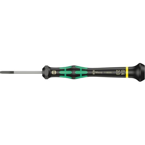 Wera 2035 Elektronik- u. Feinmechanik Schlitz-Schraubendreher Klingenbreite: 2 mm Klingenlänge: 40 m