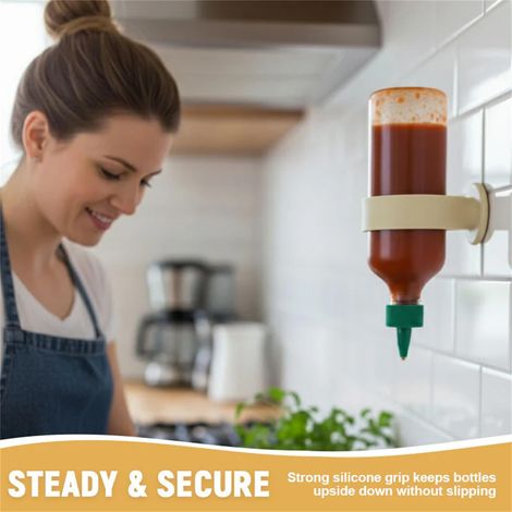 Range-bouteilles de sauces mural – Design original – Cuisine et salle à manger (1/5)