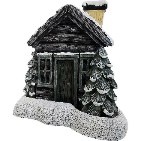 Schneebedeckter, kegelförmiger Räuchergefäß, Weihnachtliches Kaminräuchergefäß, Aromatherapie-Dekoration, Schlafzimmerdekoration