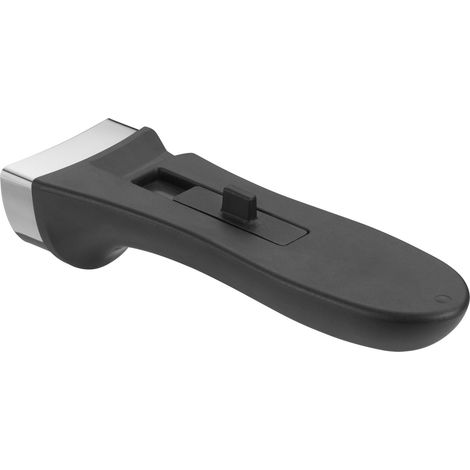 WMF Perfect Plus - Maniglia di ricambio per pentola a pressione, 3 l, 8,5 l, 22 cm, in plastica, ignifuga, colore: Nero (1/4)