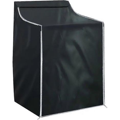 Housse de protection à roulettes pour machine à laver à chargement par le haut et ouverture frontale, en tissu Oxford (1/5)