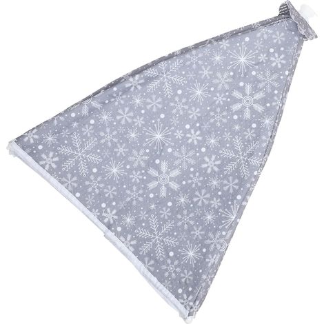 Cloche de Neige Imprimé Alimentaire Oxford Tissu en Pliable de Protection Flocon Couverture Multifonctionnelle pour Tables à Manger Cuisine (1/5)
