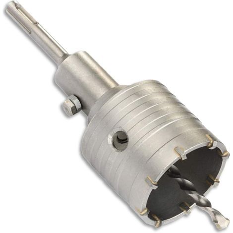 Hartmetallbestückte Lochsäge Ø 68 mm – Länge 160 mm – SDS+ für Beton, Stein, Ziegel und Schlackensteine – Präzises und schnelles Schneiden (1/5)