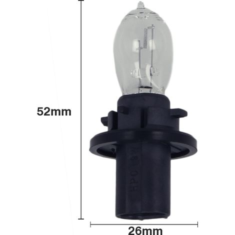 Coppia lampade alogene HPC19W 12V 19W clear compatibili Philips 12185C1 (1/2)