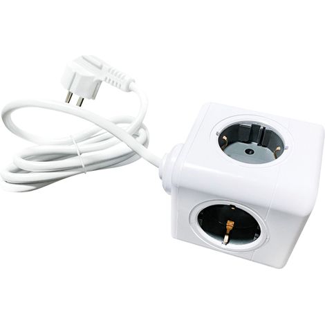 TECHNAXX Cube multiprise Power Cube TX-195, 4 prises, 2x USB-A, 1x USB-C (1/5)