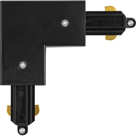 OSRAM TRACKLIGHT connecteur d'angle à 90° en option, noir, pour connecter deux rails d'alimentation dans les angles, design moderne de type loft, pour la mise en œuvre de différentes dispositions (1/4)