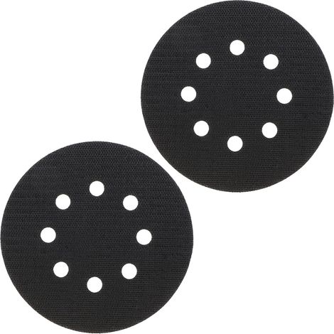 2pcs 125mm Disque de Protection Adhésif pour Tampon d'interface Souple à 8 Trous pour Tampon de Ponçage Pneumatique et Électrique Machine de Polissage et Ponceuse à Auto-aspiration (1/5)