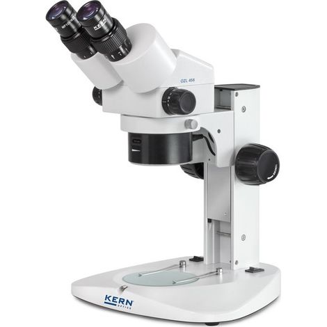 Kern - Microscope stéréo à zoom 0,75x - 5,0x binoculaire HSWF 10x/Ø 23 mm avec support mécanique - OZL 456 (1/3)