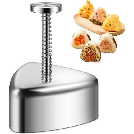 Onigiri-Sushi-Form, Reisbällchenform für Onigiri, Dreiecksformpresse, Küchen-Bento-Sushi-Onigiri-Form für selbstgemachte Onigiri, geformte Sushi-Form (1/5)