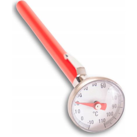 Analoges Präzisionsthermometer für Yerba Mate Kräutertee mit 15 cm Clip