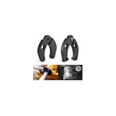 Cilindro idraulico 1266 e 7463 - Set di chiavi a bussola regolabili da 2 pezzi - Grande e piccola (1/4)