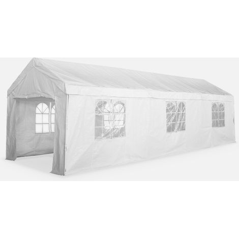 Tendone per festei, 3x9m, bianco (1/5)