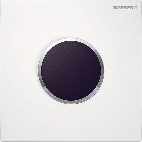 Geberit - Elektronische Pissoirsteuerung Typ 10, Netzanschluss, Weiß/Chrom 116.025.KJ.1 (1/5)