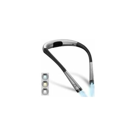 Lampe de Lecture de Cou Rechargeable au Lit, 3 Couleurs, 6 Niveaux de Luminosité, Bras Pliables, Longue Durée de Vie, Parfaite pour la Lecture,Le Tricot,la Réparation,TRIMEC (1/5)