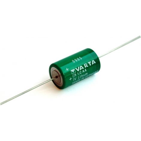 Pile Lithium 3V 0.95Ah 1/2AA +Fils Varta (CR1/2AACNA) (6127 501 301)