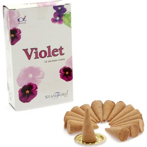 Cônes d'encens Violette- Vendu par 1 (1/3)