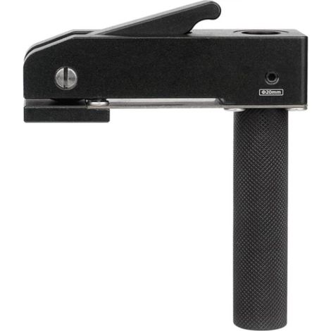 Lot de 1pinces de serrage de 20 mm pour le travail du bois - Trou pour chien - Action rapide - Pour banc de bureau - Clip de fixation rapide