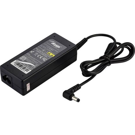 Adaptateur secteur Akyga AK-ND-61 pour ordinateur portable Toshiba, 19 V, 2,37 A, 45 W, connecteur 5,5 x 2,5 mm (1/2)