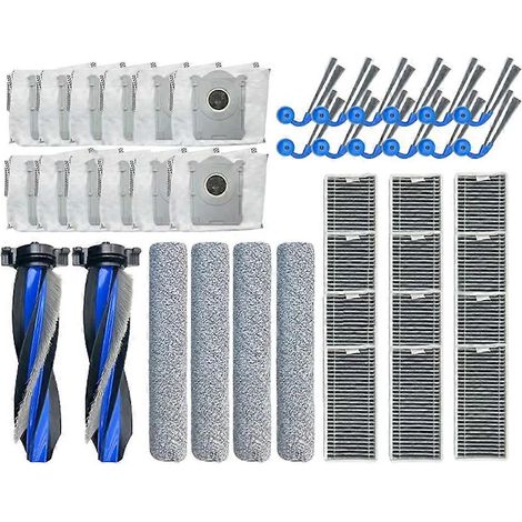 Accessoires pour aspirateur robot Ecovacs Deebot T90 Pro Omni/T90 Omni : brosse latérale principale, filtre, serpillière, sac à poussière (42 pièces) (1/5)