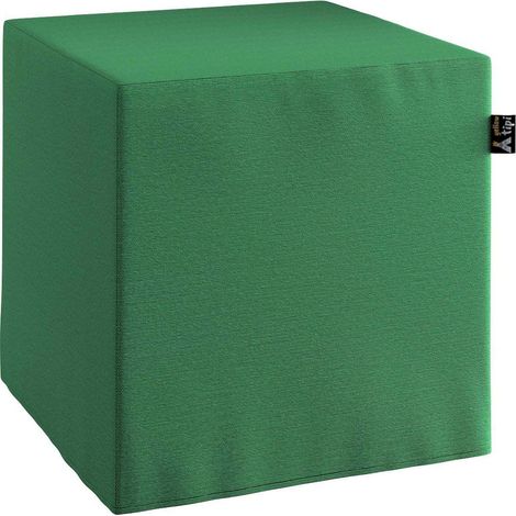 Pouf cube Happiness - Vert Foncé (1/2)