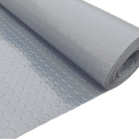 Suelo Goma Circulo Gris - metro cuadrado Espesor 3 mm