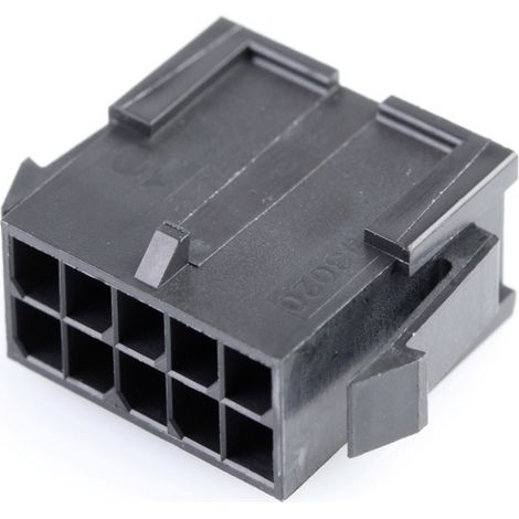 Molex Buchsengehäuse-Kabel Polzahl Gesamt 10 Rastermaß: 3 mm 430201000 1 St. Bag