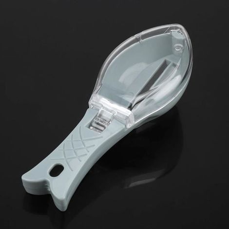 Peau du poisson brosse de grattage grattoir Enlève rapidement cuisine en plastique (1/4)