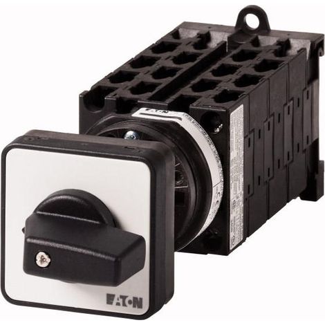 Inverseur cont.: 16 20A 1-2 90° à accrochage encastréAvec fixationArrière 000012753 EATON T0-8-8372/Z