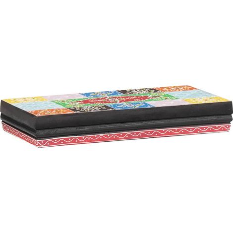 Étagères murales avec étagère 2 pcs-Étagère flottante-Étagère Suspendue Multicolore 40 x 20 x 6 cm 677702 (1/5)