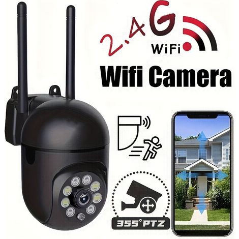 Filiyano-Caméra de surveillance sans fil 2,4 GHz, caméra de sécurité vidéo WiFi sans fil (1/5)