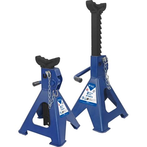 Brilliant Tools BT180010 Unterstellböcke (Paar) mit Schnellentriegelung, 2 Tonn (1/3)